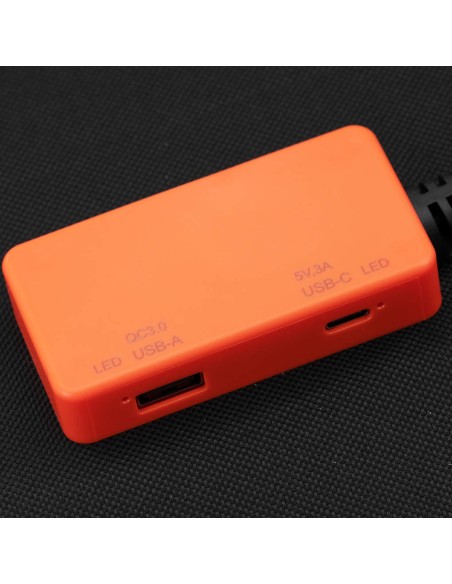 Saulės įkroviklis saulės baterijos sulankstomas turistinis kempingas 2 x USB 40 W