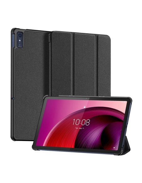 Dux Ducis Domo išmanusis miego dėklas Lenovo Tab M10 10.6& 39 & 39 planšetiniam kompiuteriui - juodas Dux Ducis Domo išmanusis miego dėklas Lenovo Tab M10 10.6& 39 & 39 planšetiniam kompiuteriui - juodas