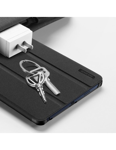Dux Ducis Domo išmanusis miego dėklas Lenovo Tab M10 10.6& 39 & 39 planšetiniam kompiuteriui - juodas Dux Ducis Domo išmanusis miego dėklas Lenovo Tab M10 10.6& 39 & 39 planšetiniam kompiuteriui - juodas