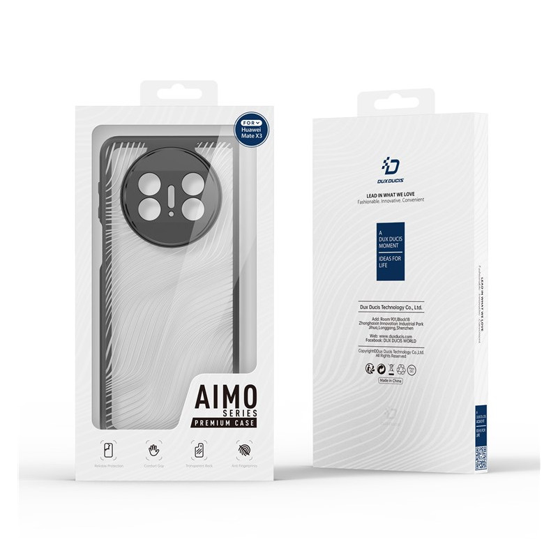 Dux Ducis Aimo šarvuotas dėklas Huawei Mate X3 - juodas