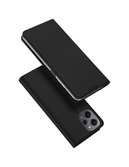 Dux Ducis Skin Pro ekologiškos odos dėklas, skirtas Xiaomi Poco M6 Pro/ Redmi 12/ Redmi 12R - juodas Dux Ducis Skin Pro ekologiškos odos dėklas, skirtas Xiaomi Poco M6 Pro/ Redmi 12/ Redmi 12R - juodas