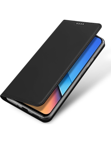 Dux Ducis Skin Pro ekologiškos odos dėklas, skirtas Xiaomi Poco M6 Pro/ Redmi 12/ Redmi 12R - juodas Dux Ducis Skin Pro ekologiškos odos dėklas, skirtas Xiaomi Poco M6 Pro/ Redmi 12/ Redmi 12R - juodas