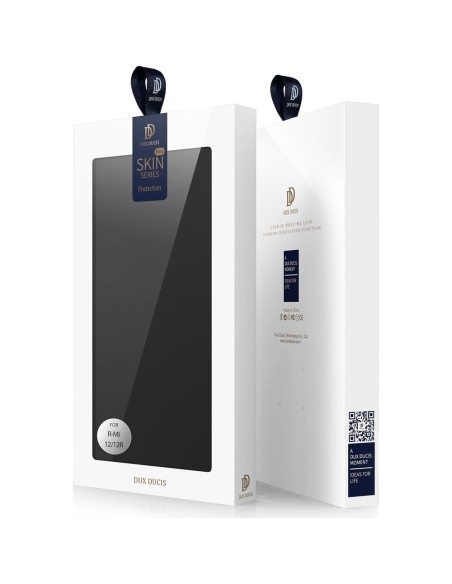 Dux Ducis Skin Pro ekologiškos odos dėklas, skirtas Xiaomi Poco M6 Pro/ Redmi 12/ Redmi 12R - juodas Dux Ducis Skin Pro ekologiškos odos dėklas, skirtas Xiaomi Poco M6 Pro/ Redmi 12/ Redmi 12R - juodas