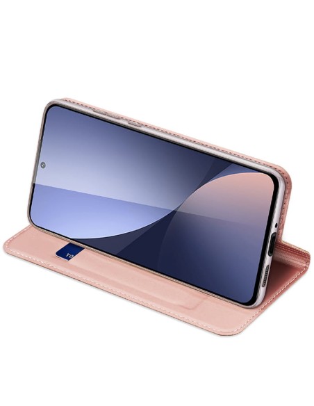 Dux Ducis Skin Pro atverčiamas dėklas, piniginė ir stovas Xiaomi Poco M6 Pro / Redmi 12/ 12R - rožinė Dux Ducis Skin Pro atverčiamas dėklas, piniginė ir stovas Xiaomi Poco M6 Pro / Redmi 12/ 12R - rožinė