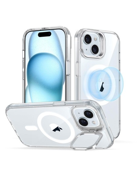ESR Classic Kickstand Halolock dėklas su MagSafe iPhone 15 Plus - skaidrus ESR Classic Kickstand Halolock dėklas su MagSafe iPhone 15 Plus - skaidrus