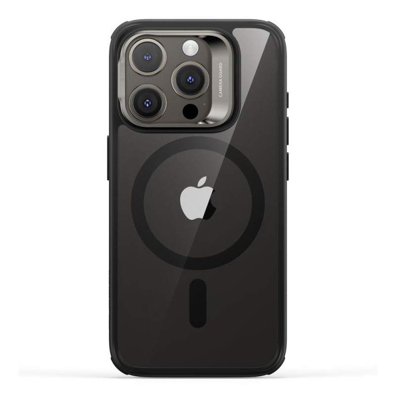 ESR Classic Kickstand Halolock dėklas su MagSafe, skirtas iPhone 15 Pro – skaidrus ir juodas