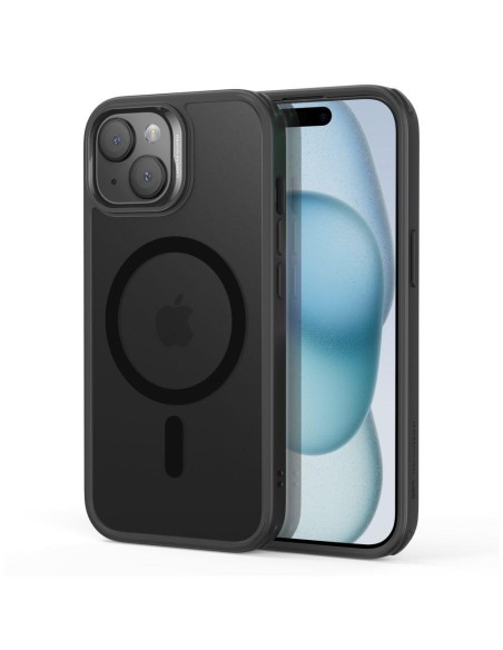 ESR Classic Hybrid Halolock MagSafe dėklas skirtas iPhone 15 Plus - matinė juoda ESR Classic Hybrid Halolock MagSafe dėklas skirtas iPhone 15 Plus - matinė juoda