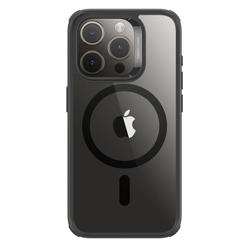 ESR Classic Hybrid Halolock MagSafe dėklas iPhone 15 Pro - skaidrus ir juodas