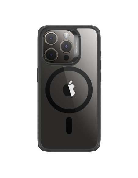ESR Classic Hybrid Halolock MagSafe dėklas, skirtas iPhone 15 Pro Max – skaidrus ir juodas