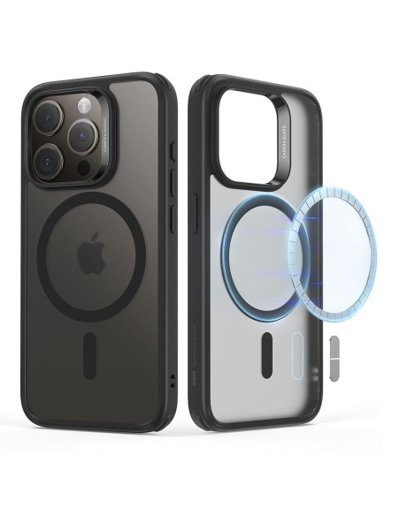 ESR Classic Hybrid Halolock MagSafe dėklas skirtas iPhone 15 Pro Max - matinė juoda ESR Classic Hybrid Halolock MagSafe dėklas skirtas iPhone 15 Pro Max - matinė juoda