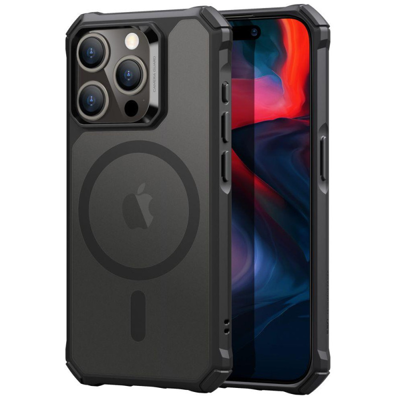 ESR Air Armor Halolock MagSafe dėklas iPhone 15 Pro - matinė juoda ESR Air Armor Halolock MagSafe dėklas iPhone 15 Pro - matinė juoda