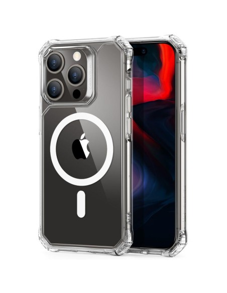 ESR Air Armor Halolock MagSafe dėklas iPhone 15 Pro Max - skaidrus