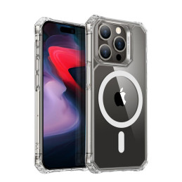 ESR Air Armor Halolock MagSafe dėklas iPhone 15 Pro Max - skaidrus