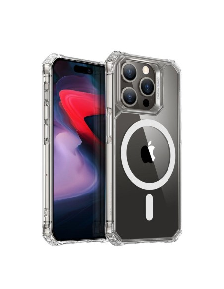 ESR Air Armor Halolock MagSafe dėklas iPhone 15 Pro Max - skaidrus