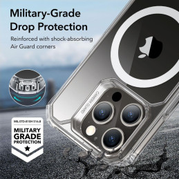 ESR Air Armor Halolock MagSafe dėklas iPhone 15 Pro Max - skaidrus