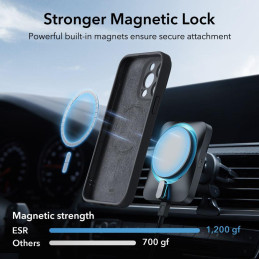 ESR Cloud Halolock MagSafe dėklas iPhone 15 Pro - juodas