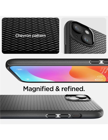 Spigen Mag Armor MagSafe dėklas iPhone 15 - matinė juoda Spigen Mag Armor MagSafe dėklas iPhone 15 - matinė juoda