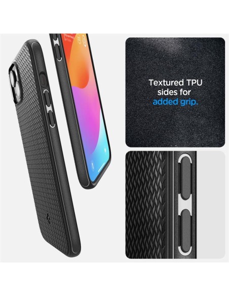 Spigen Mag Armor MagSafe dėklas iPhone 15 - matinė juoda Spigen Mag Armor MagSafe dėklas iPhone 15 - matinė juoda