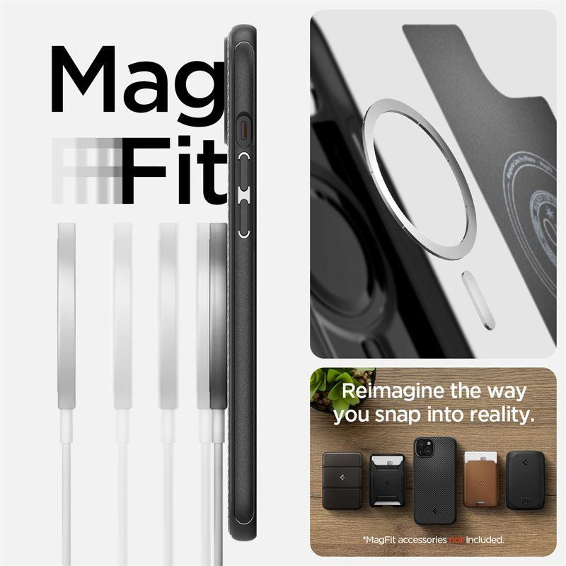 Spigen Mag Armor MagSafe dėklas iPhone 15 - matinė juoda