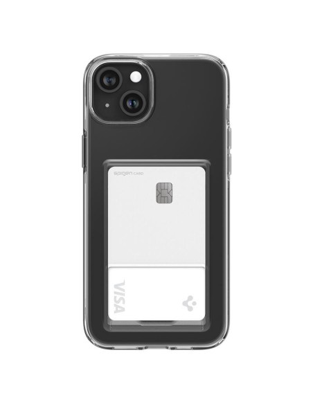 Spigen Crystal Slot dėklas iPhone 15 - skaidrus