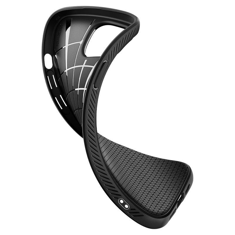 Spigen Liquid Air dėklas, skirtas iPhone 15 - matinė juoda