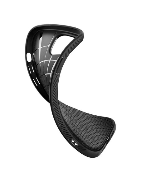 Spigen Liquid Air dėklas, skirtas iPhone 15 - matinė juoda