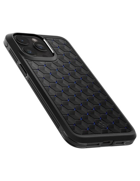 Spigen Cryo Armor dėklas iPhone 15 Pro Max - juodos ir mėlynos spalvos