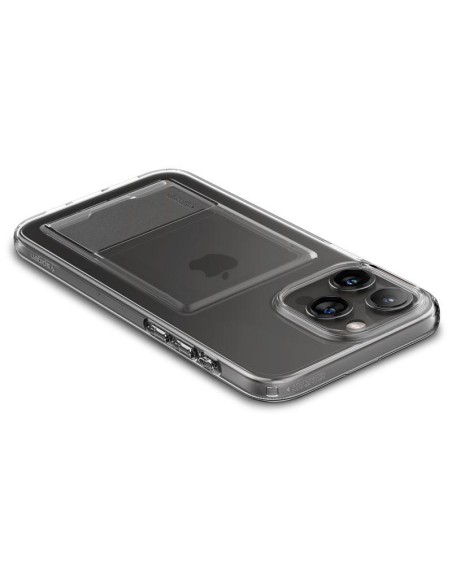 Spigen Crystal Slot dėklas, skirtas iPhone 15 Pro Max - skaidrus Spigen Crystal Slot dėklas, skirtas iPhone 15 Pro Max - skaidrus