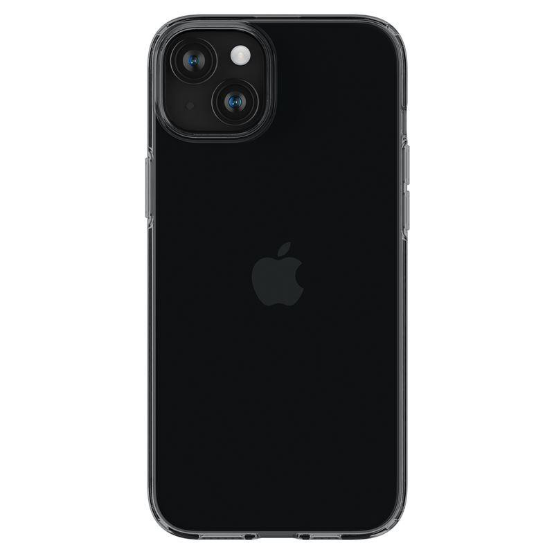 Spigen Crystal Flex dėklas iPhone 15 - pilkai skaidrus
