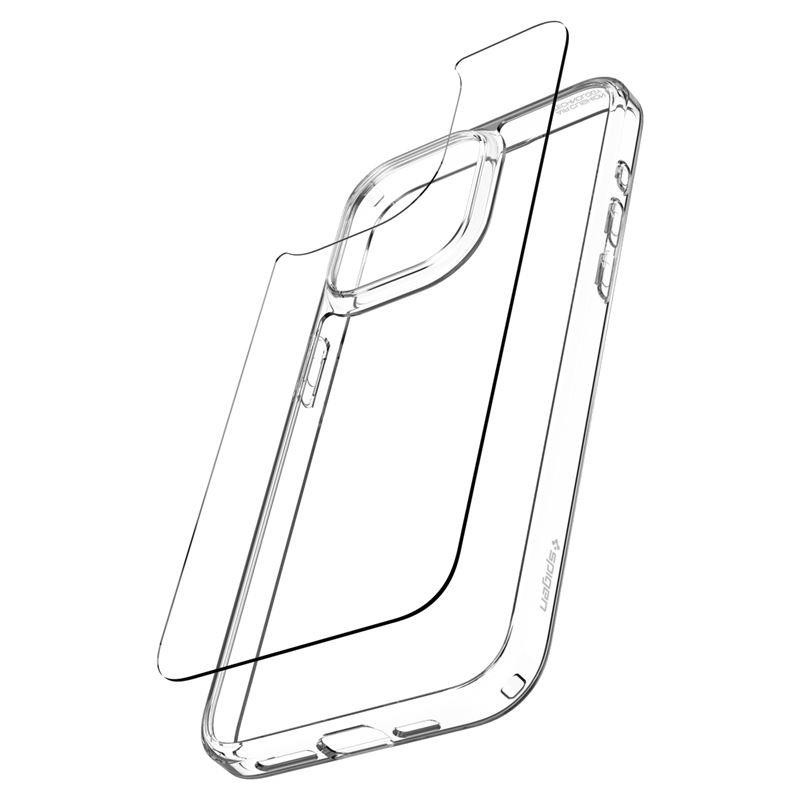 Spigen Airskin Hybrid dėklas iPhone 15 Pro - skaidrus