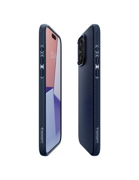 Spigen Liquid Air dėklas iPhone 15 Pro Max - mėlynas Spigen Liquid Air dėklas iPhone 15 Pro Max - mėlynas