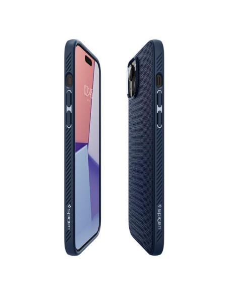 Spigen Liquid Air dėklas iPhone 15 - mėlynas Spigen Liquid Air dėklas iPhone 15 - mėlynas