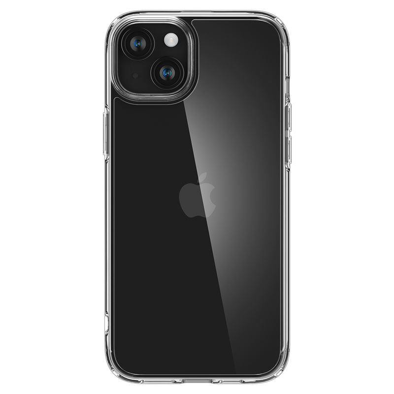 Spigen Crystal Hybrid dėklas iPhone 15 - skaidrus