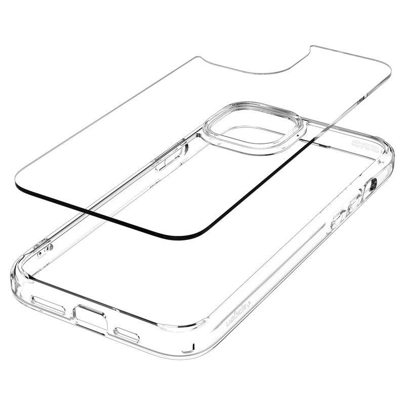 Spigen Crystal Hybrid dėklas iPhone 15 Plus - skaidrus