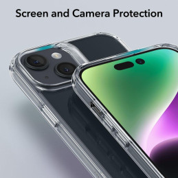 ESR Ice Shield dėklas iPhone 15 Plus - skaidrus
