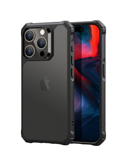 ESR Air Armor dėklas, skirtas iPhone 15 Pro Max - matinė juoda ESR Air Armor dėklas, skirtas iPhone 15 Pro Max - matinė juoda