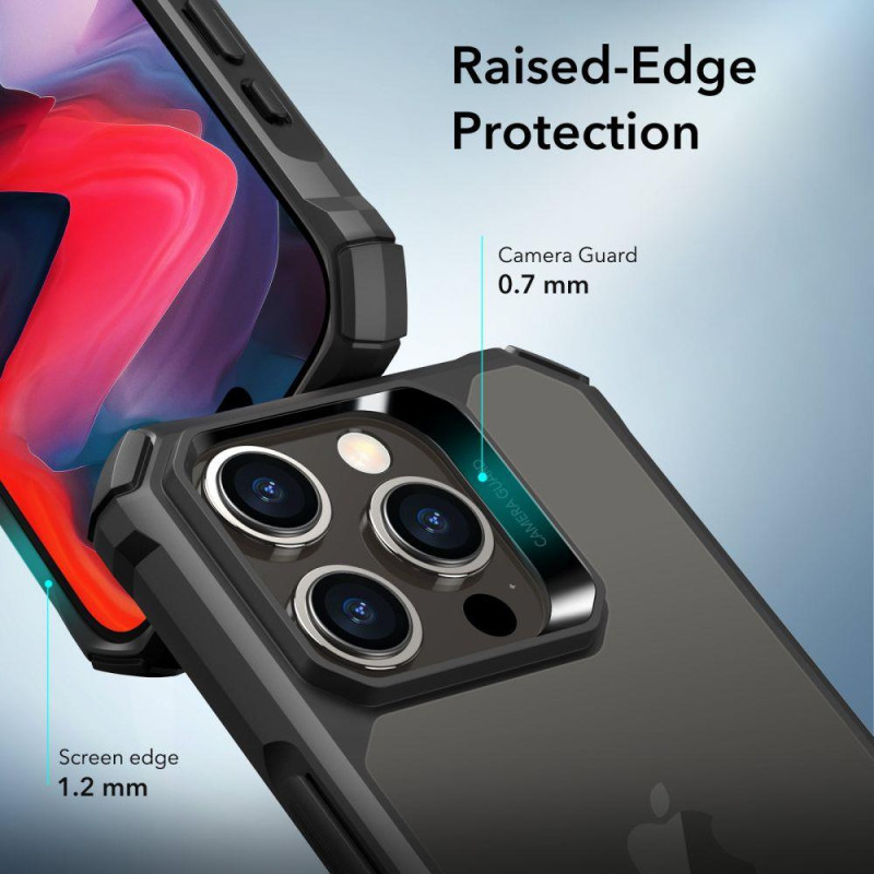 ESR Air Armor dėklas, skirtas iPhone 15 Pro Max - matinė juoda