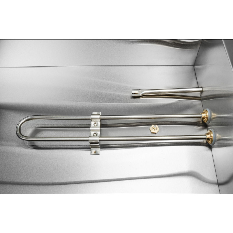 Bain marie stiklinis šildomas furšetas + 3xGN