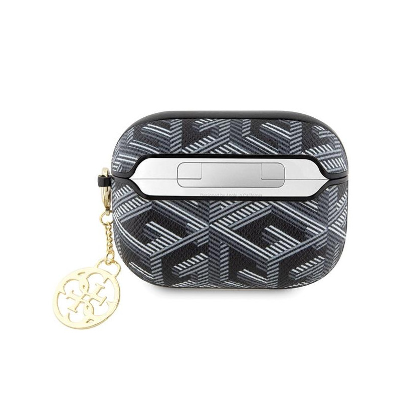 Guess GCube Charm dėklas, skirtas AirPods Pro – juodas