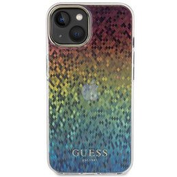 Guess IML Faceted Mirror Disco Iridescent dėklas iPhone 15 - įvairiaspalvis