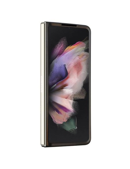 Guess Leather 4G Diamond Triangle dėklas, skirtas Samsung Galaxy Z Fold 5 - juodas