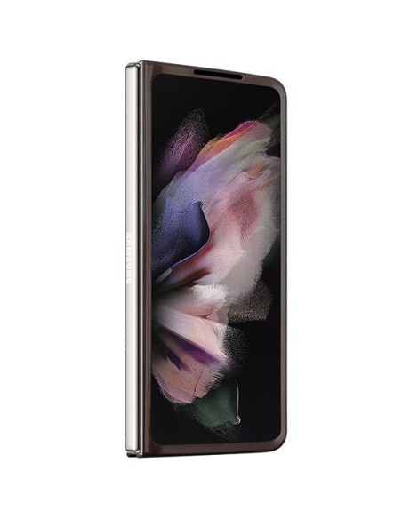 Guess Leather 4G Triangle Strass dėklas, skirtas Samsung Galaxy Z Fold 5 - rudas Guess Leather 4G Triangle Strass dėklas, skirtas Samsung Galaxy Z Fold 5 - rudas
