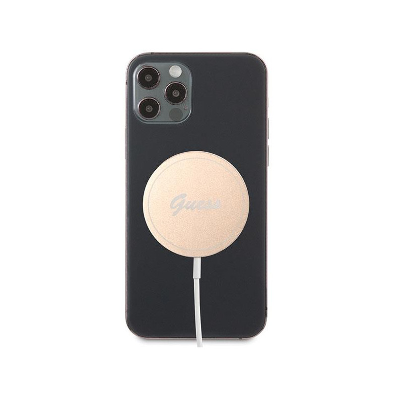 Guess 15W MagSafe indukcinis įkroviklis - auksinis