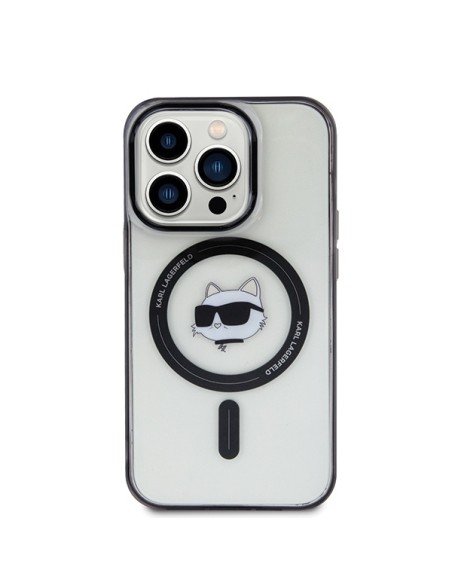 Karl Lagerfeld IML Choupette& 39 s Head MagSafe dėklas, skirtas iPhone 15 Pro - skaidrus Karl Lagerfeld IML Choupette& 39 s Head MagSafe dėklas, skirtas iPhone 15 Pro - skaidrus