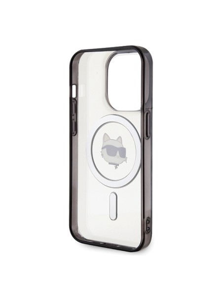Karl Lagerfeld IML Choupette& 39 s Head MagSafe dėklas, skirtas iPhone 15 Pro - skaidrus Karl Lagerfeld IML Choupette& 39 s Head MagSafe dėklas, skirtas iPhone 15 Pro - skaidrus
