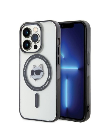 Karl Lagerfeld IML Choupette& 39 s Head MagSafe dėklas, skirtas iPhone 15 Pro - skaidrus Karl Lagerfeld IML Choupette& 39 s Head MagSafe dėklas, skirtas iPhone 15 Pro - skaidrus