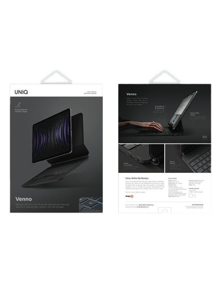 UNIQ Venno Magnetic Smart dėklas su klaviatūra, skirtas iPad Pro 11& 39 & 39 (2022/ 2021) / Air 10,9& 39 & 39 (2022/ 202... UNIQ Venno Magnetic Smart dėklas su klaviatūra, skirtas iPad Pro 11& 39 & 39 (2022/ 2021) / Air 10,9& 39 & 39 (2022/ 202...