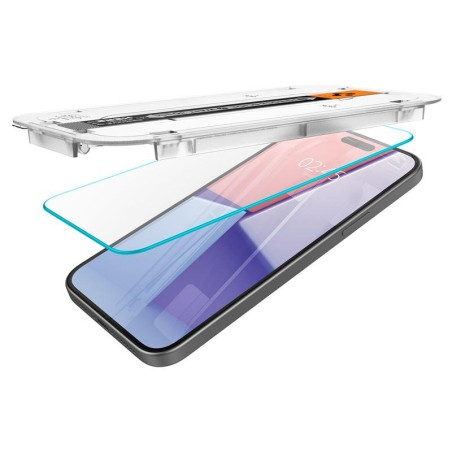 Spigen Glas.tR EZ Fit grūdintas stiklas, skirtas iPhone 15 Plus Spigen Glas.tR EZ Fit grūdintas stiklas, skirtas iPhone 15 Plus
