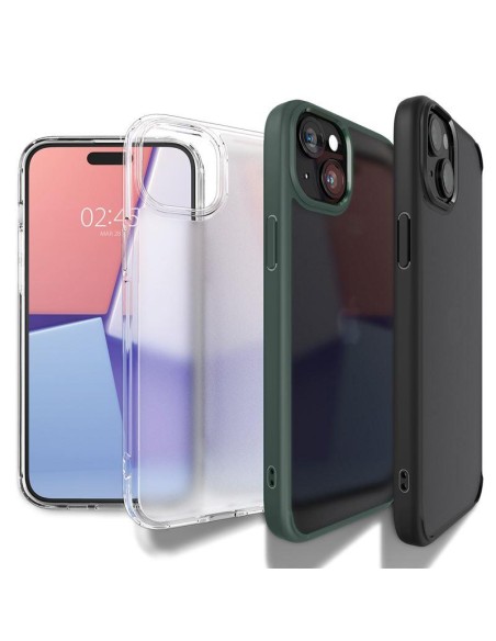 Spigen Ultra Hybrid dėklas iPhone 15 - skaidrus