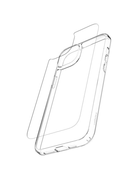 Spigen Airskin Hybrid dėklas iPhone 15 - skaidrus Spigen Airskin Hybrid dėklas iPhone 15 - skaidrus